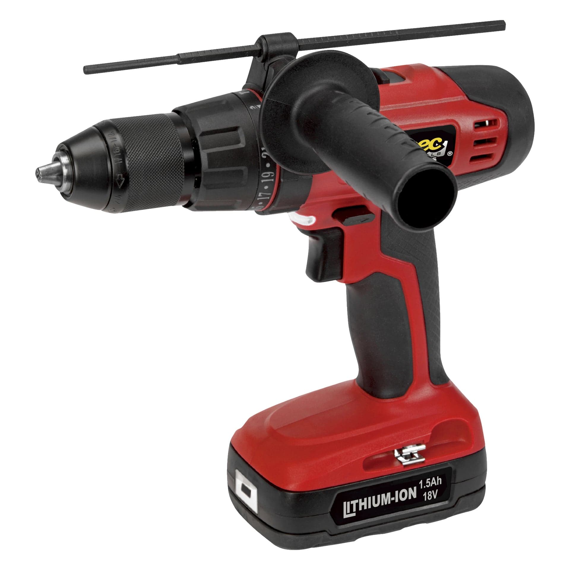 Jula Meec Tools Red Series skruvdragare med slag 18 V produktbild