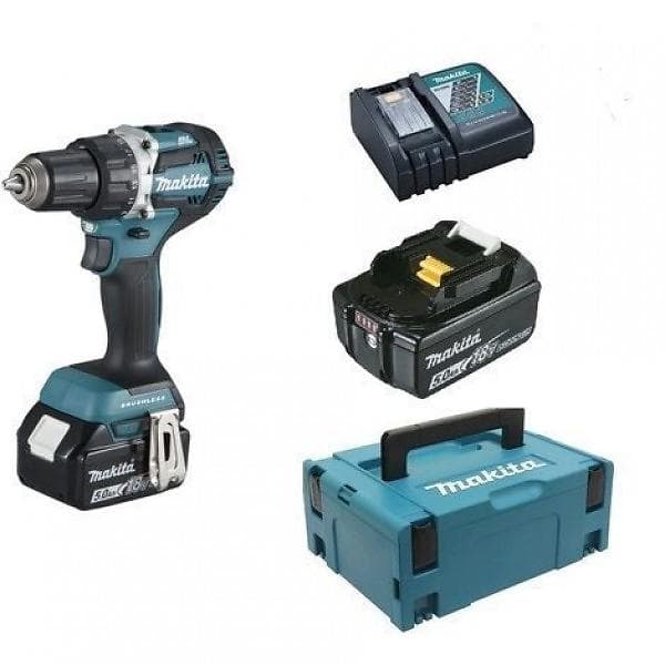 Prisjakt Makita DDF484RTJ borrskruvdragare 18 V 2x5,0 Ah produktbild