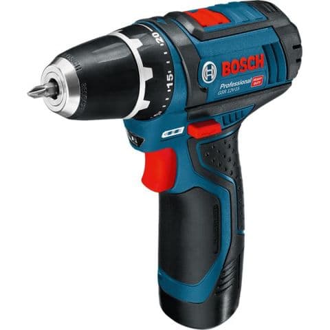 Proffsmagasinet Bosch Professional GSR 12V-15 skruvdragare 2x2,0 Ah produktbild